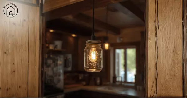 Creating a Pendant Light With a Mason Jar