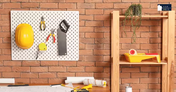 Smart Tool Storage with a Pegboard Wall
