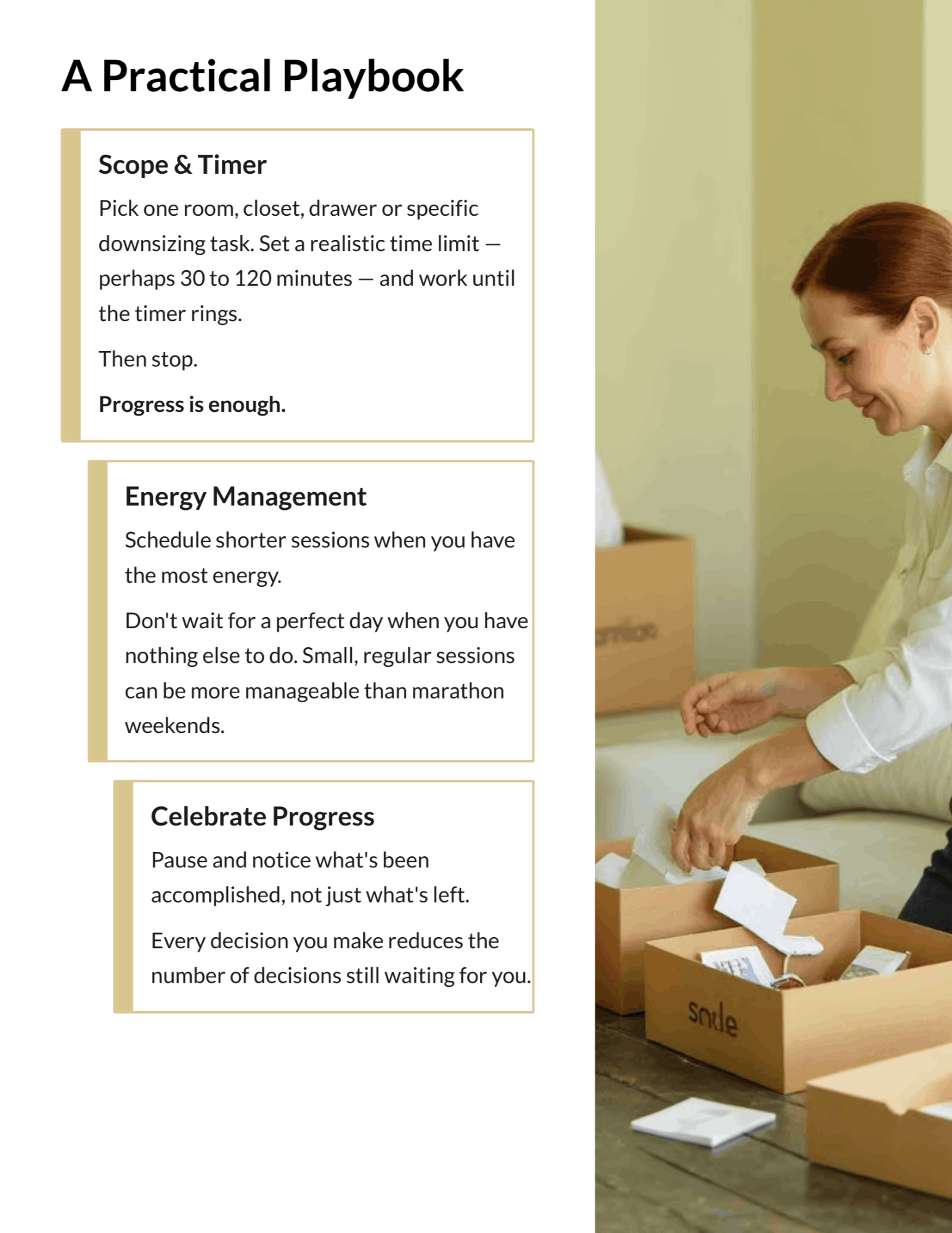 Relocate section from the Hamilton Downsizing Starter Guide