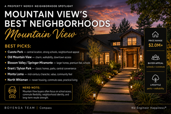 Best Mountain View Neighborhoods: A Property Nerds Guide to Where to Live in Mountain View, CA,Eric & Janelle Boyenga