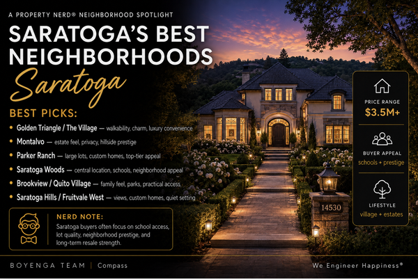 Best Saratoga Neighborhoods: A Property Nerds Guide to Where to Live in Saratoga, CA,Eric & Janelle Boyenga