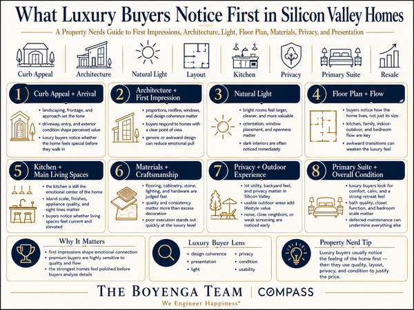 What Luxury Buyers Notice First in Silicon Valley Homes,Eric & Janelle Boyenga