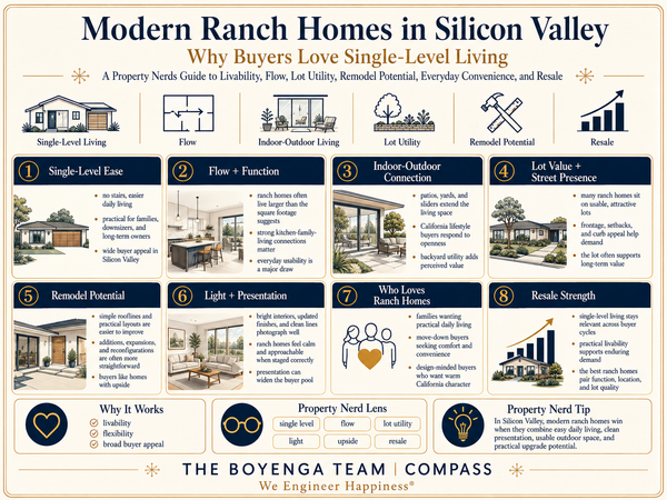 Modern Ranch Homes in Silicon Valley: Why Buyers Love Single-Level Living,Eric & Janelle Boyenga