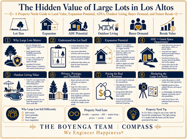 The Property Nerds Take: In Los Altos, the Lot Is the Algorithm,Eric & Janelle Boyenga