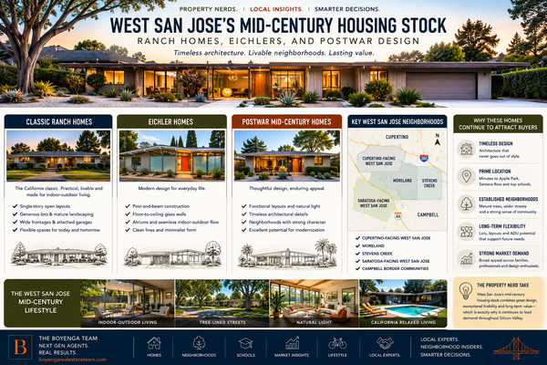 feature image of West San Jose's Mid-Century Housing Stock: Ranch Homes, Eichlers, and Postwar Design
