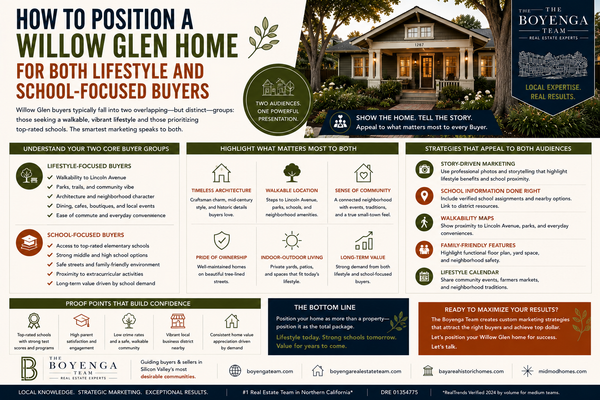 feature image of How to Position a Willow Glen Home for Both Lifestyle and School-Focused Buyers
