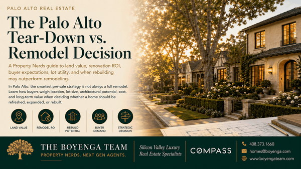 The Palo Alto Tear-Down vs. Remodel Decision,Eric & Janelle Boyenga