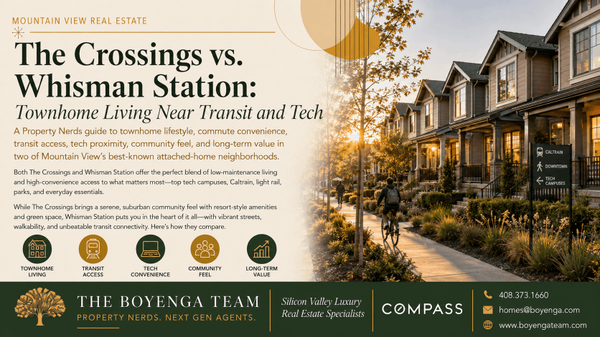 The Crossings vs. Whisman Station: Townhome Living Near Transit and Tech,Eric & Janelle Boyenga