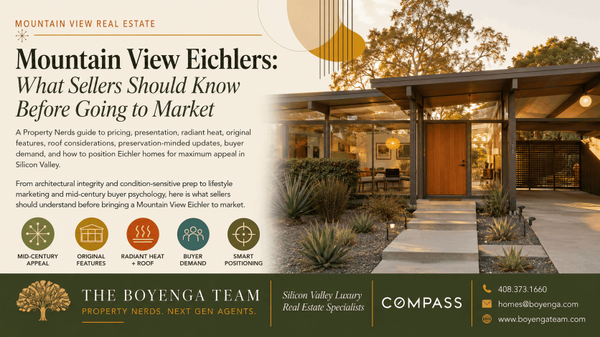 Mountain View Eichlers: What Sellers Should Know Before Going to Market,Eric & Janelle Boyenga