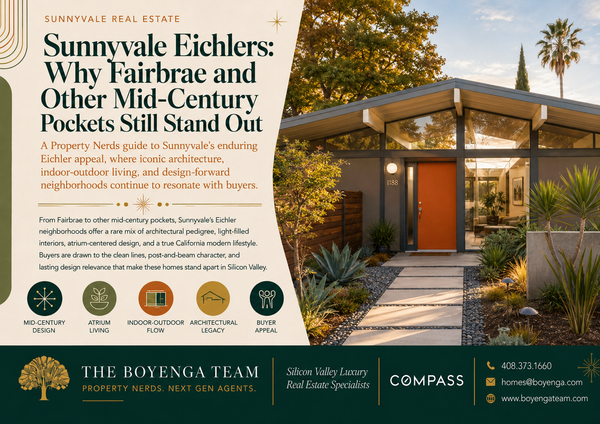 Sunnyvale Eichlers: Why Fairbrae and Other Mid-Century Pockets Still Stand Out,Eric & Janelle Boyenga