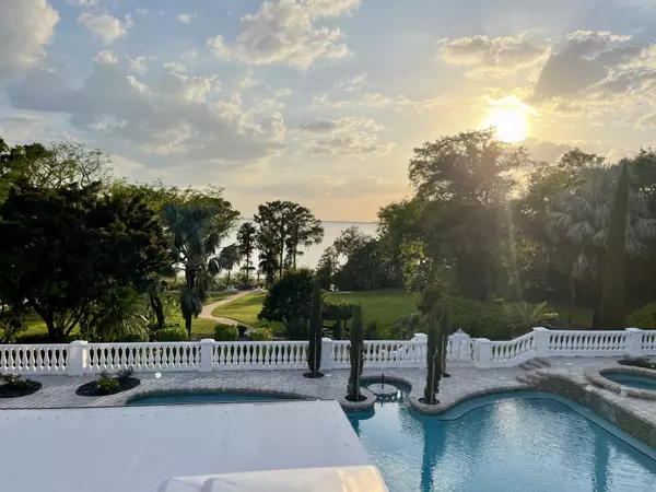 Pool with Sunset