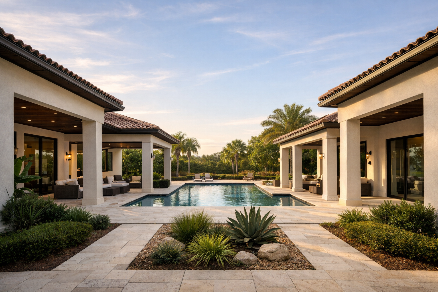 Modern single-story villa in Orlando