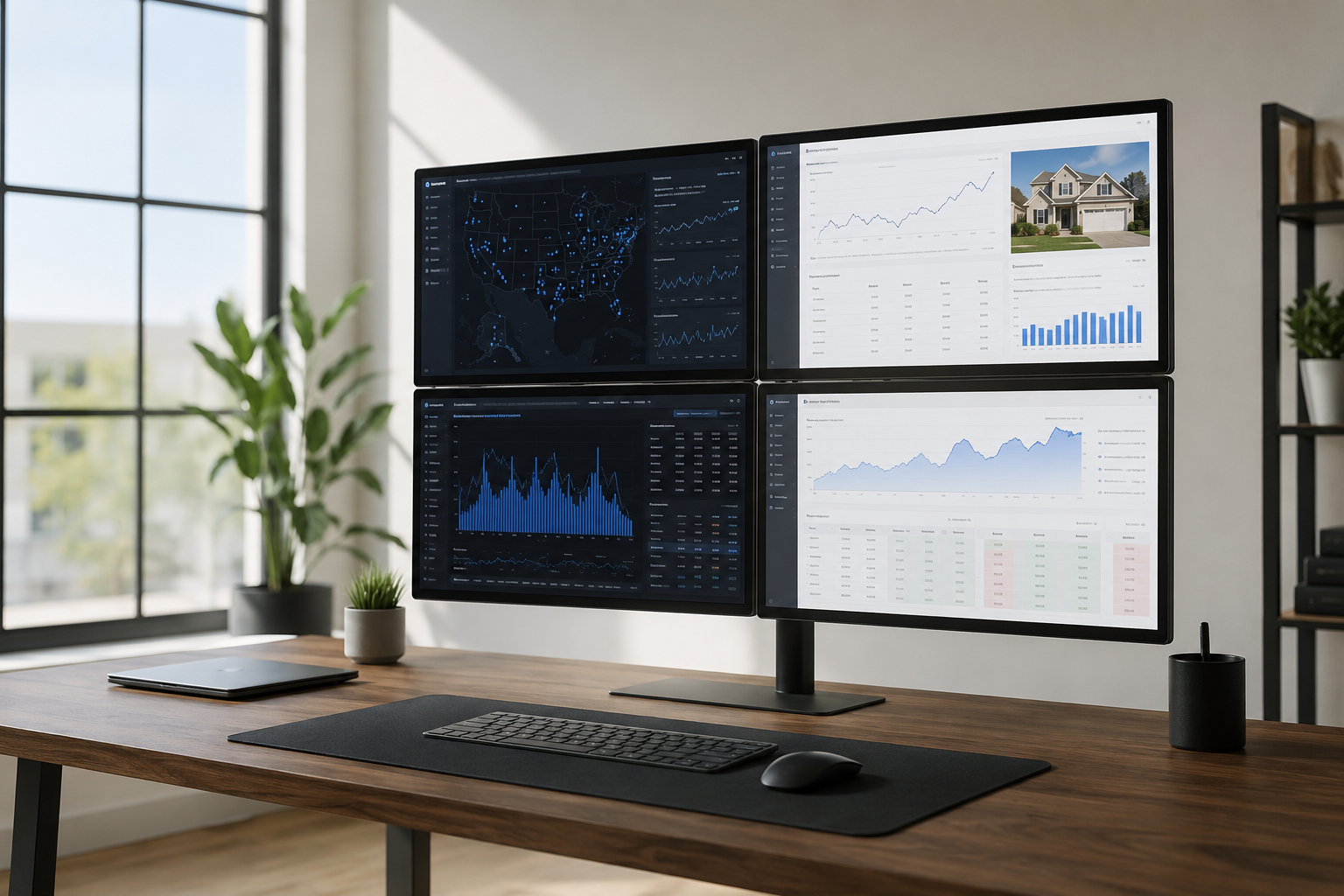 Editorial workspace displaying Dr. Phillips Orlando real estate market data charts and pricing trends