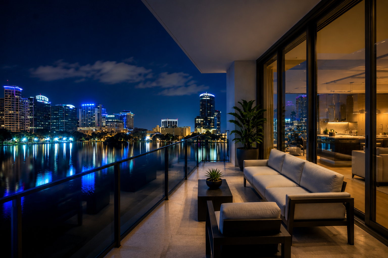 Downtown skyline Orlando