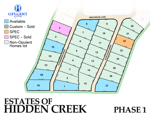 opulent estates of hidden creek phase 1-3.23.26 80%