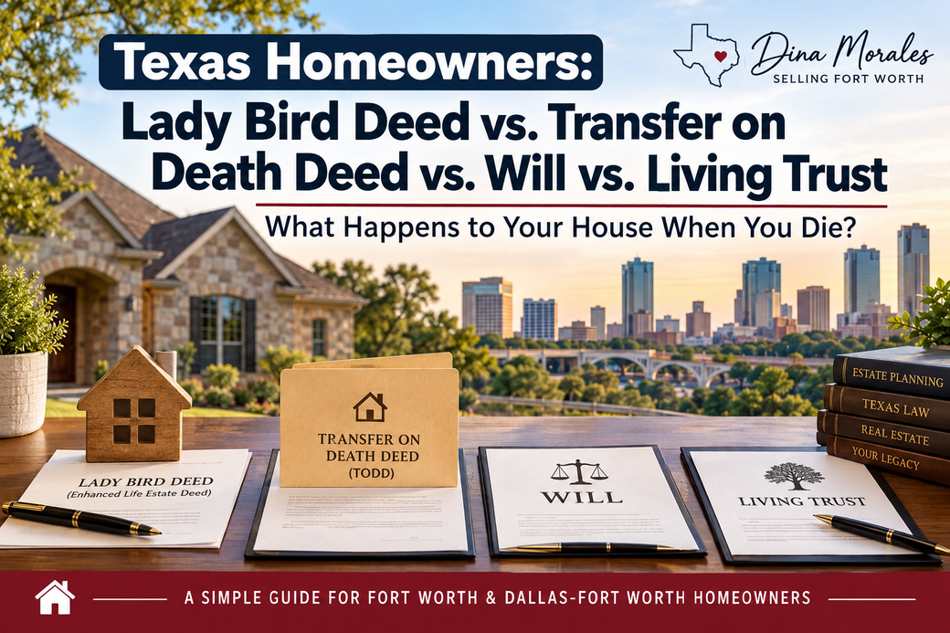 Texas Homeowners: Lady Bird Deed vs. Transfer on Death Deed vs. Will vs. Living Trust