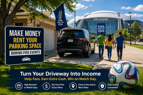 feature image of Rent Your Driveway for FIFA: A Homeowner’s Guide to Matchday Parking Income