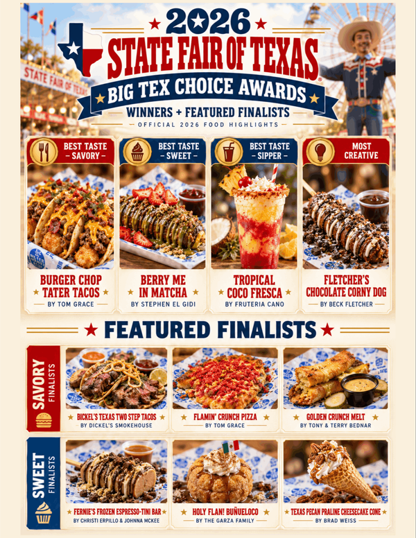 2026 State Fair of Texas: Full Concert Lineup, Big Tex Choice Award Winners & What to Eat