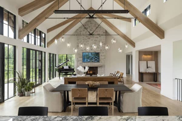 Remote work boosts demand for homes in Northwest Indiana &mdash; modern home office and suburban neighborhood &mdash; branded for Brent W. Wright Realtor, TWG Powered By McColly.