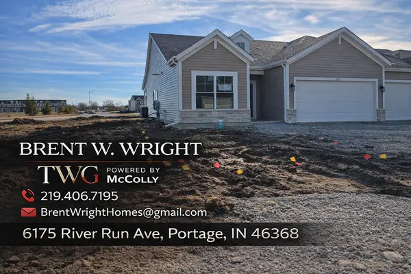 Modern Ranch Living in Rivertrace – 6175 River Run Ave, Portage, IN