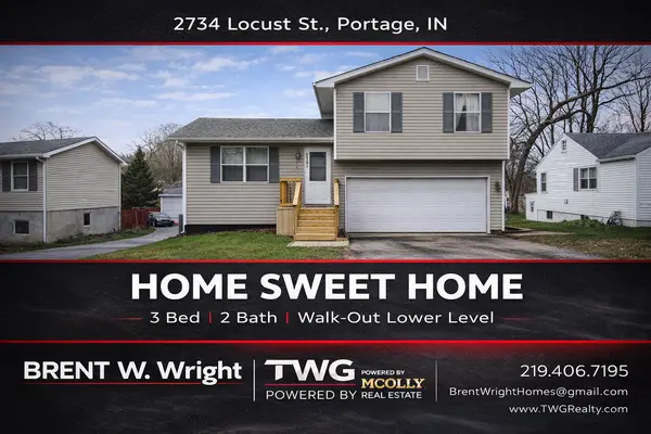 feature image of 2734 Locust St Portage, IN Home for Sale | Spacious Multi-Level Living with Walk-Out Lower Level