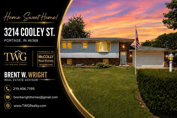 feature image of Home Sweet Home! 3214 Cooley St Portage IN – Updated 4 Bed Bi-Level with Finished Lower Level