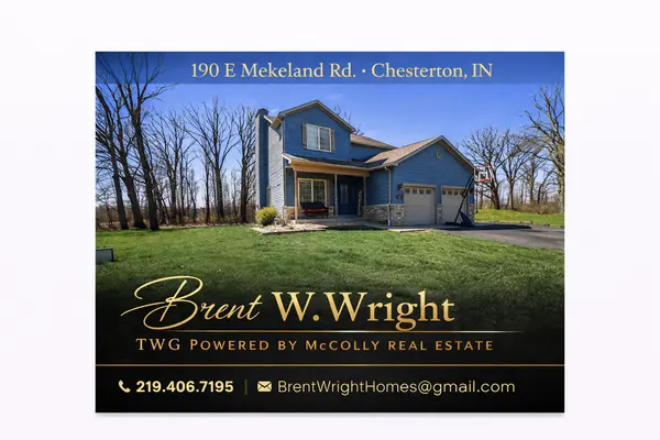 feature image of 190 E Mekeland Rd, Chesterton, IN Home for Sale | 3 Bed on 1+ Acre