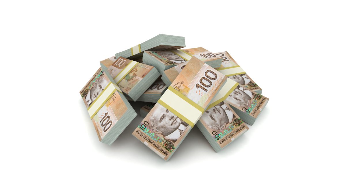 pile of money