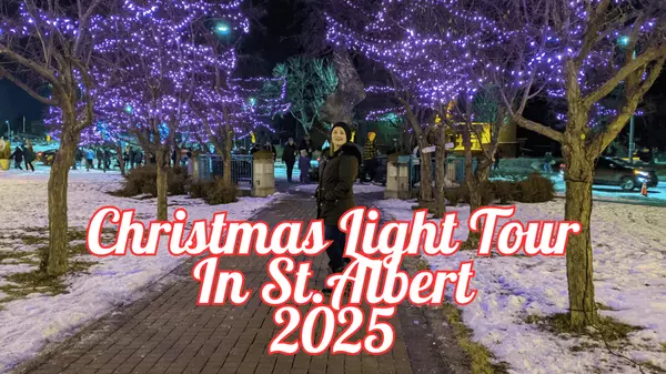 feature image of 2025 St. Albert Christmas Lights Guide
