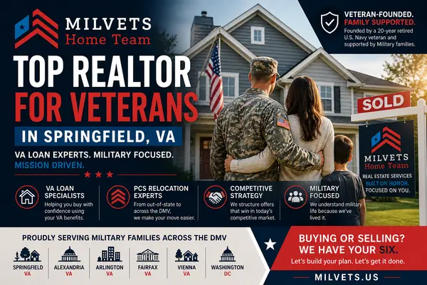 Best VA Loan Realtor in Springfield VA for Military Buyers & Sellers,Don Perrin
