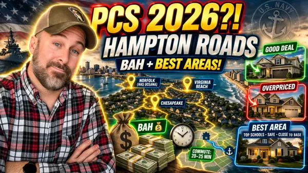 PCS to Hampton Roads in 2026: How to Choose the Right Area Before You Buy or Rent