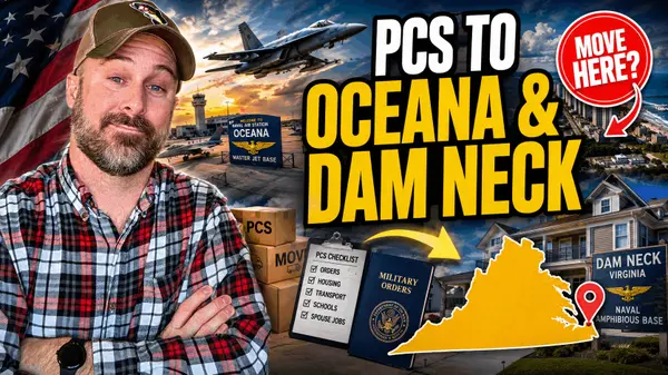 feature image of PCS to NAS Oceana or Dam Neck: Where to Live in Virginia Beach