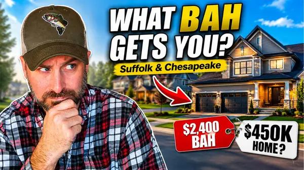 feature image of What Your 2026 BAH Actually Buys in Hampton Roads: Suffolk, Chesapeake, and Portsmouth Compared