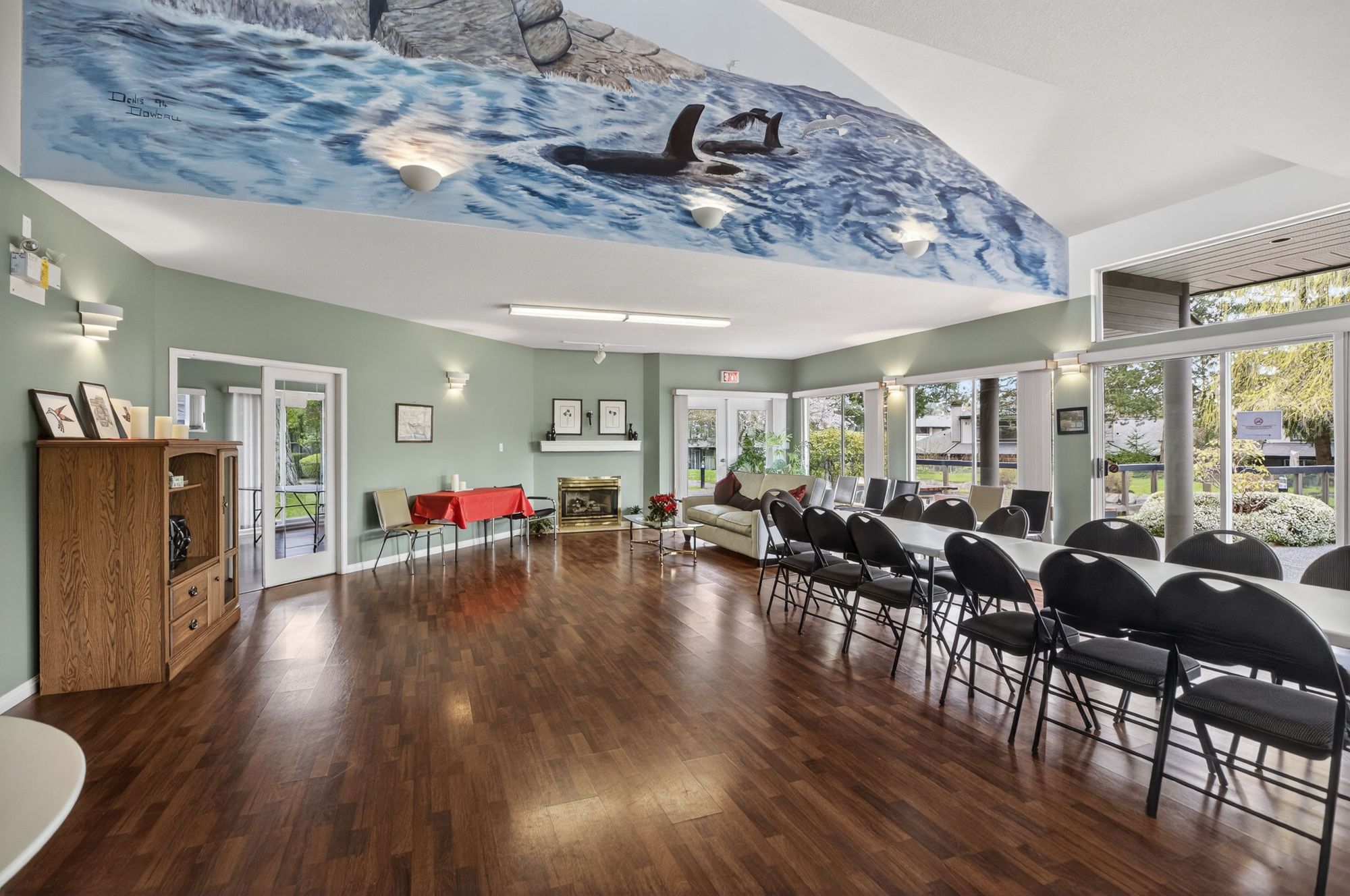 Amenities room at Ponderosa Estates 16080 82nd Ave Surrey Fleetwood Townhomes