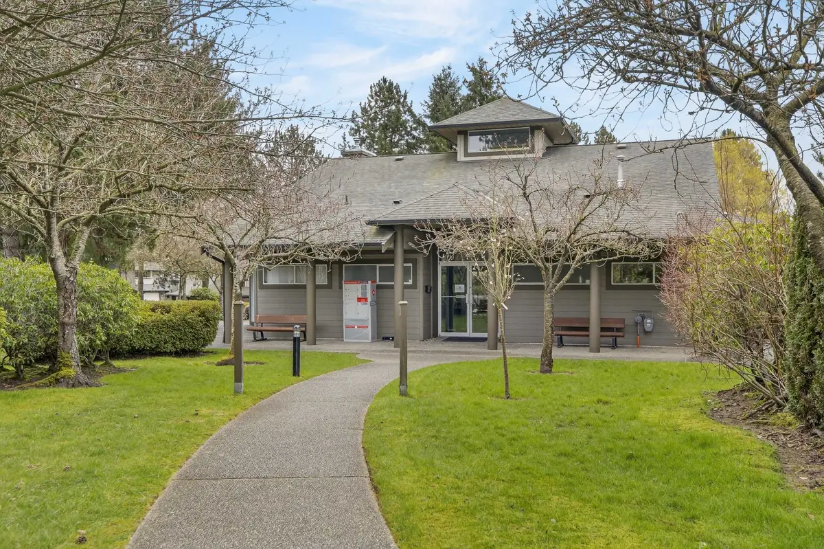 Ponderosa Estates clubhouse at 16080 82 Avenue Fleetwood Surrey townhouse complex amenity building