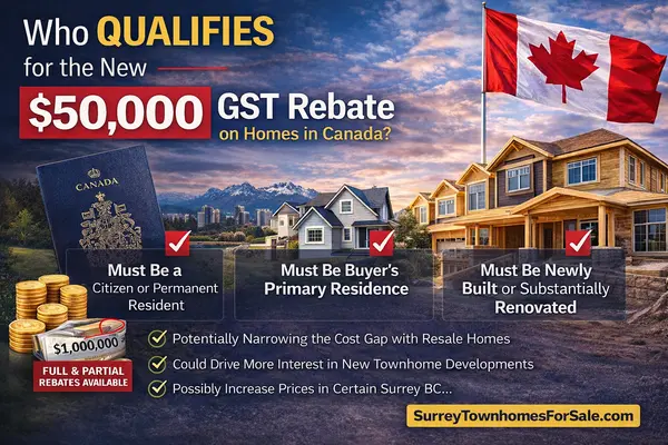 Who Qualifies for the New $50,000 GST Rebate on Homes in Canada?