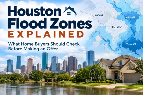 Houston Flood Zones Explained: What Home Buyers Should Check Before Making an Offer