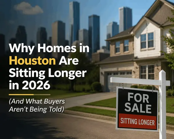 Why Homes in Houston Are Sitting Longer in 2026 (And What Buyers Aren’t Being Told)