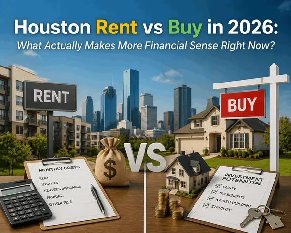 Houston Rent vs Buy in 2026: What Actually Makes More Financial Sense Right Now?