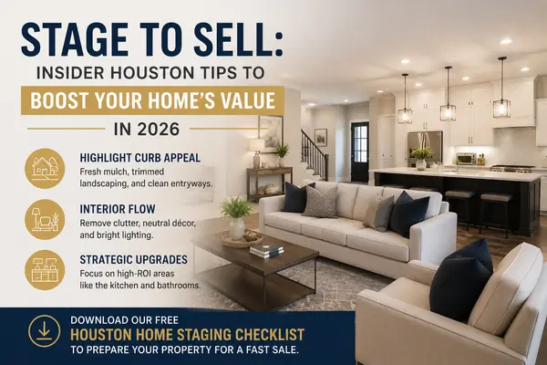 Stage to Sell: Insider Houston Tips to Boost Your Home’s Value in 2026