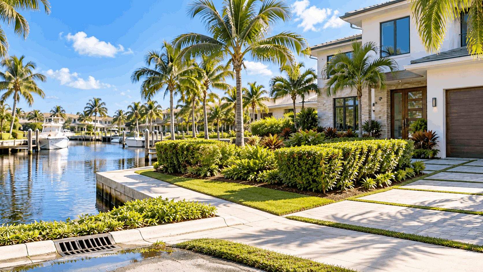 Sunlit Tropical Waterfront Luxury Home