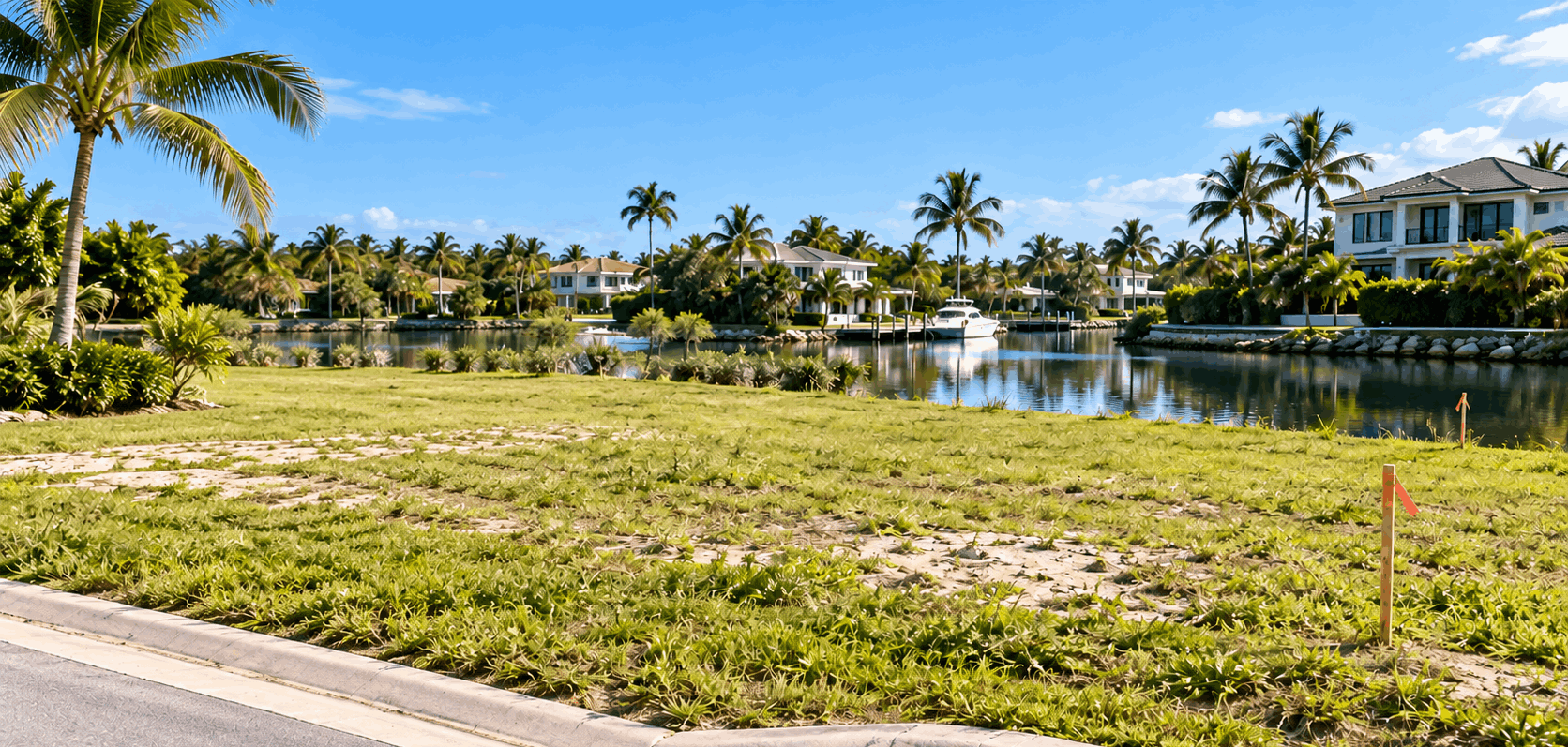 Luxury Waterfront Lot by the Canal