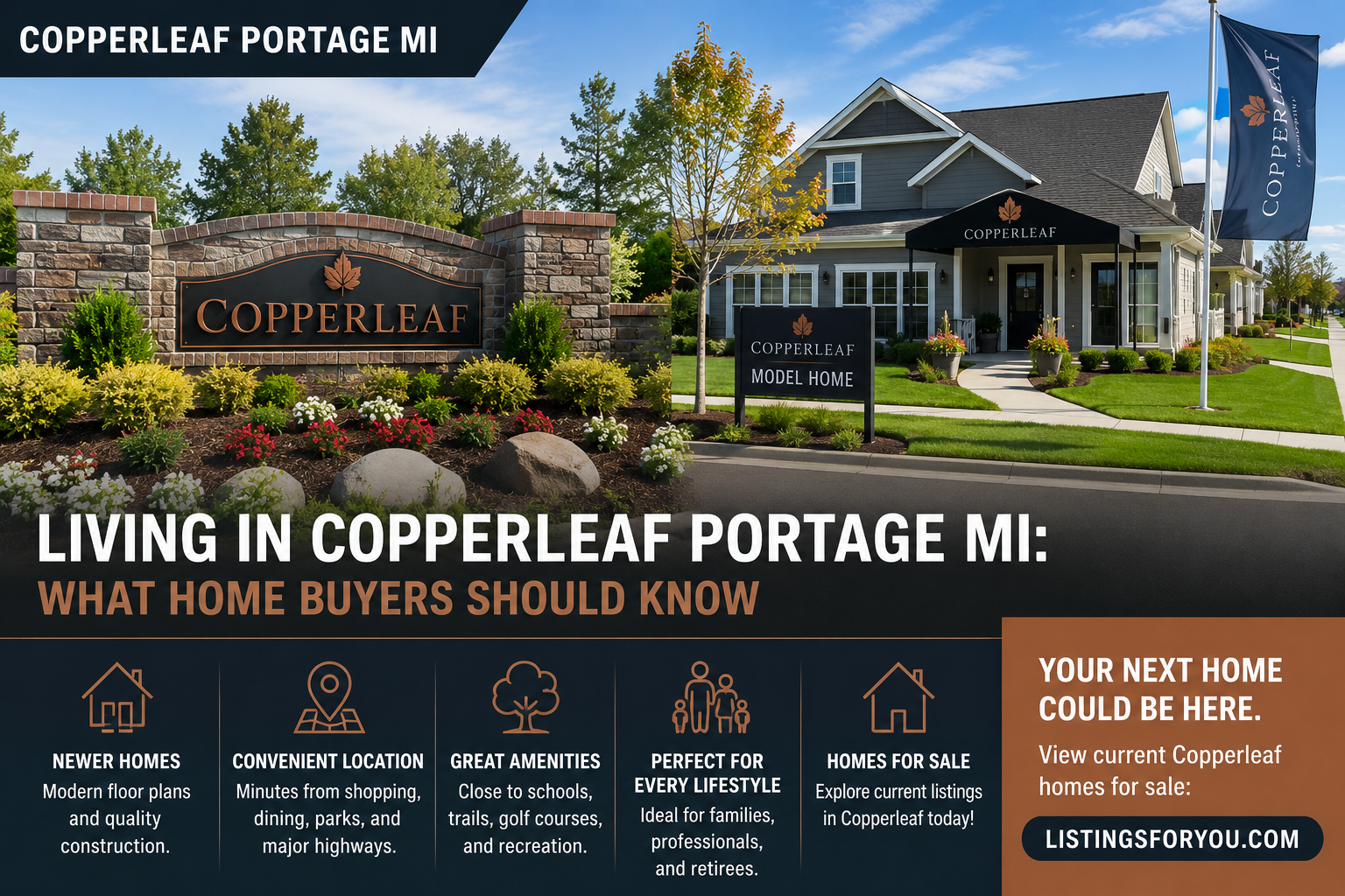 Living in Copperleaf, Portage MI