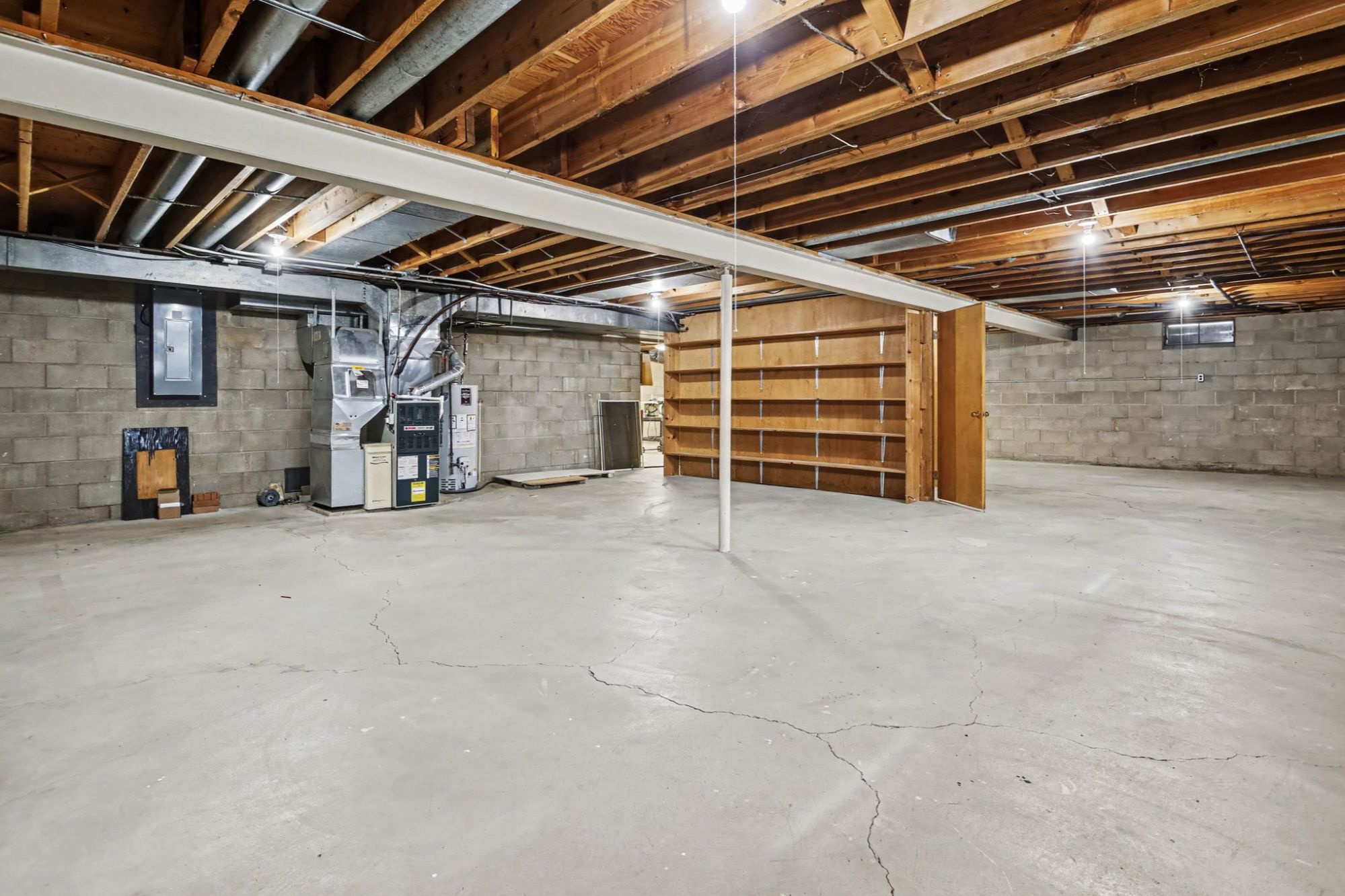 Large clean basement