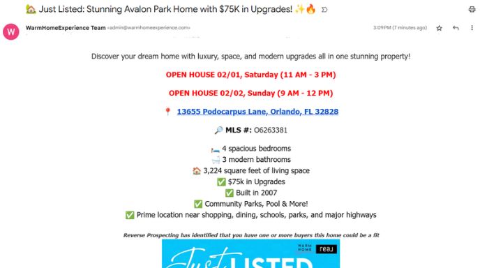 Realtor Outreach Proof