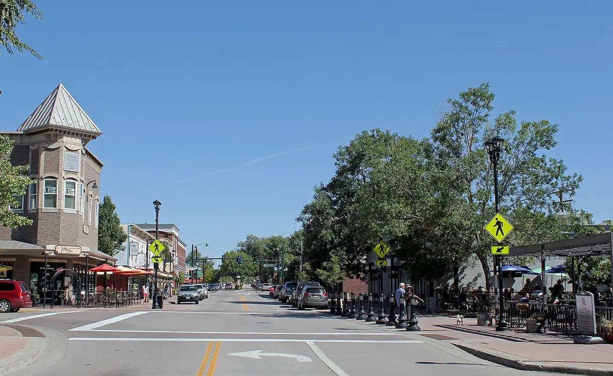Historic downtown Parker, Colorado