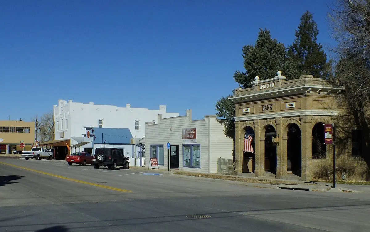 Historic downtown Elizabeth, Colorado