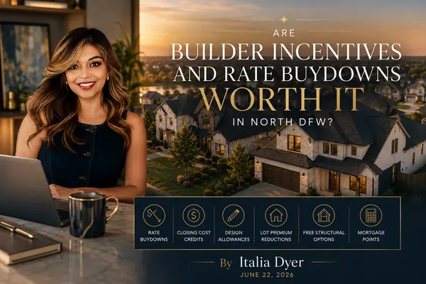 ARE BUILDER INCENTIVES AND RATE BUYDOWNS WORTH IT IN NORTH DFW?