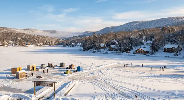 Winter Lake Life in Northeast Pennsylvania