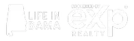 Life in Bama Realty logo, North Alabama real estate services by Tavarus McCrary
